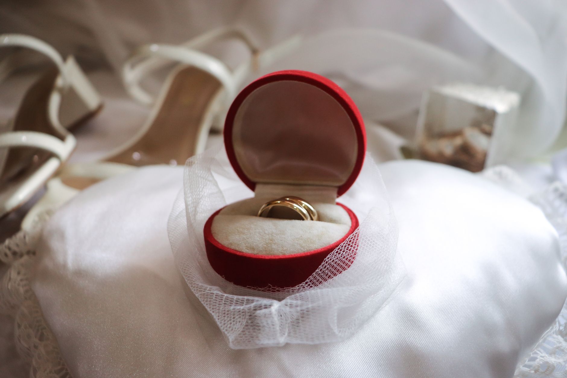 gold jewelry box with velvet compartments