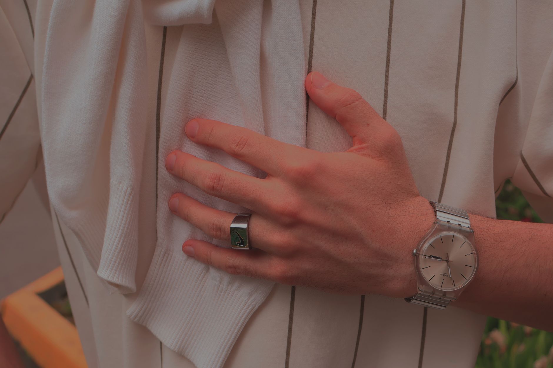 men's signet ring and bracelet jewelry