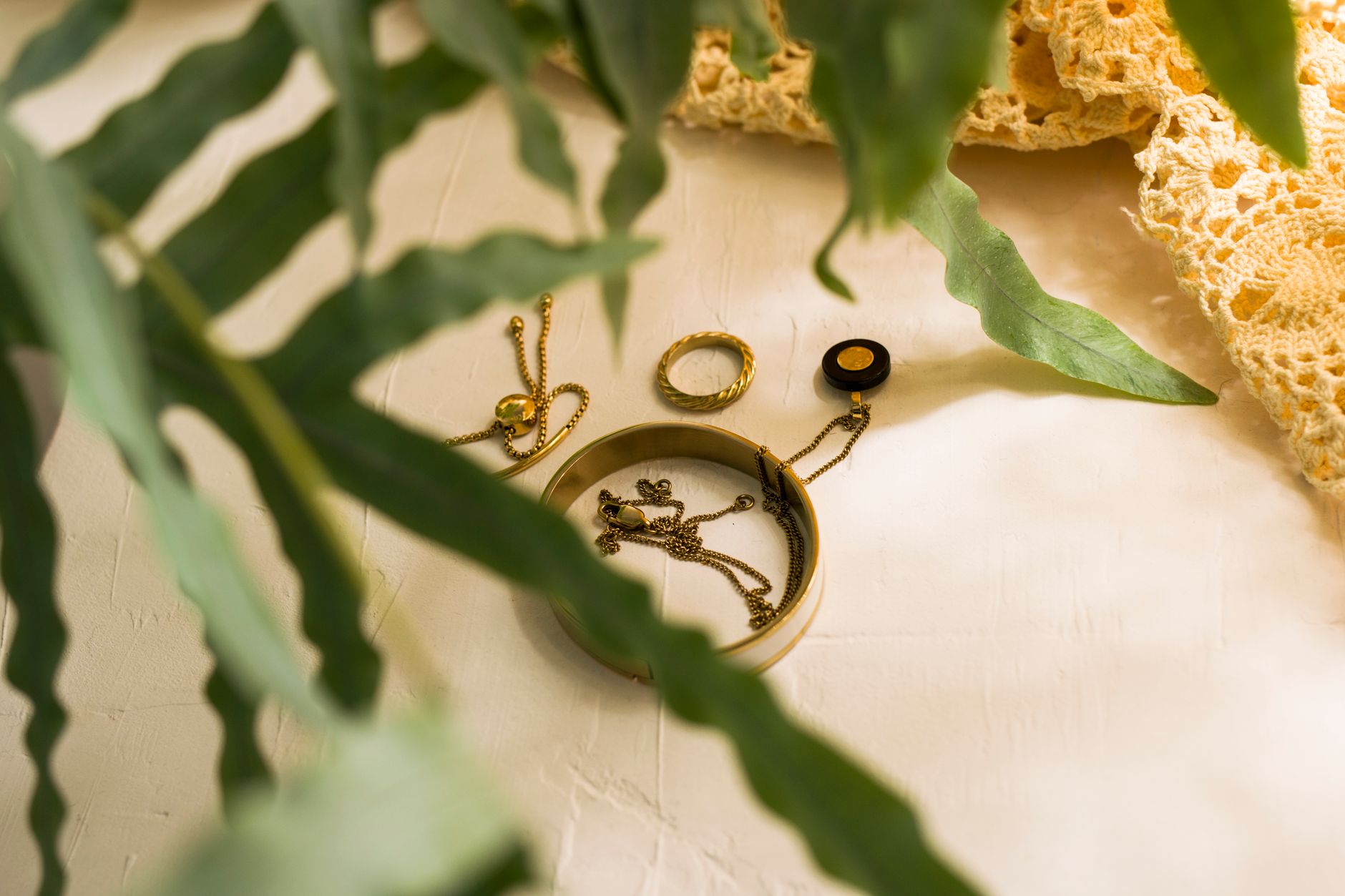 zodiac pendant necklace jewelry flat lay