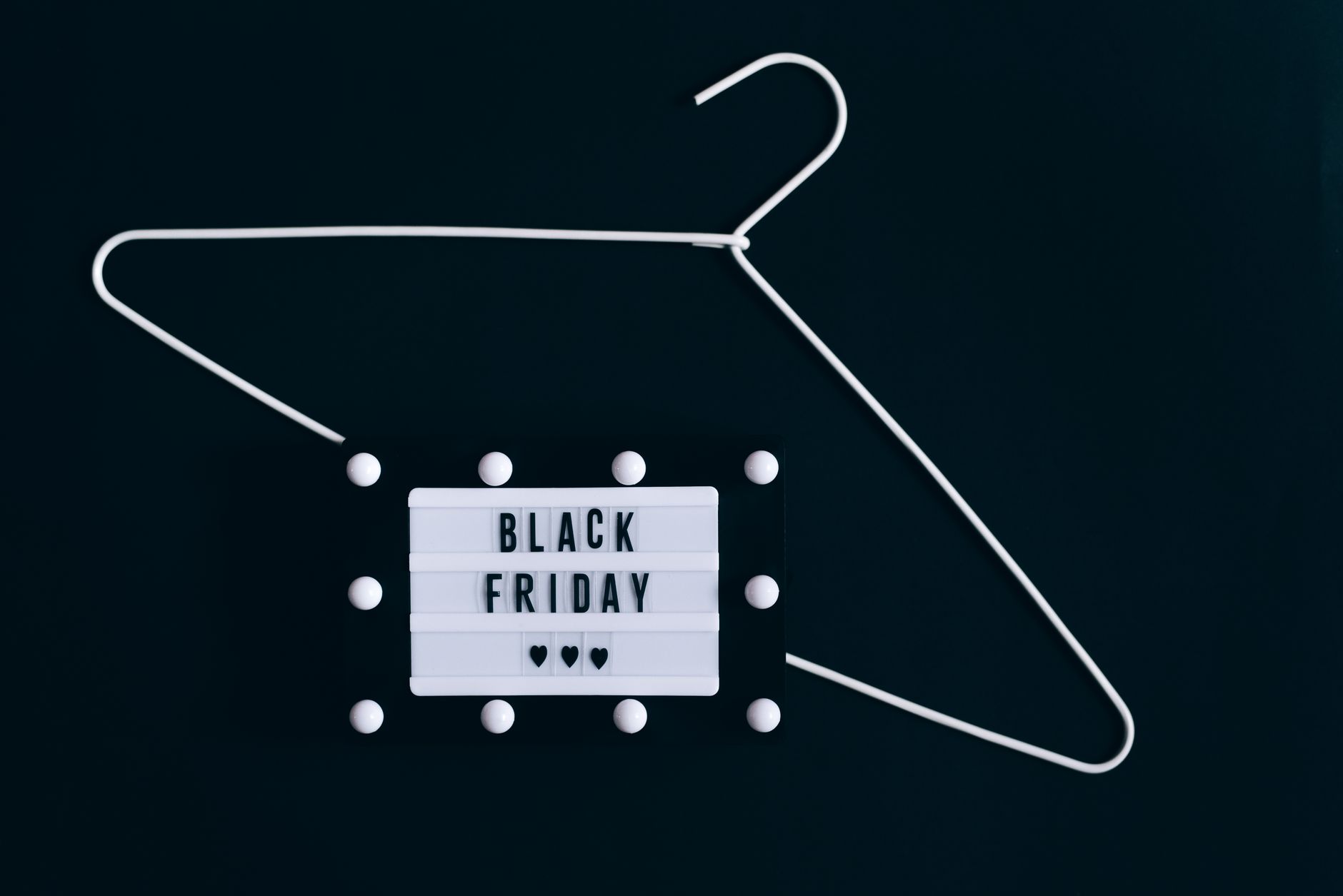 elegant gold jewelry on black friday sale display